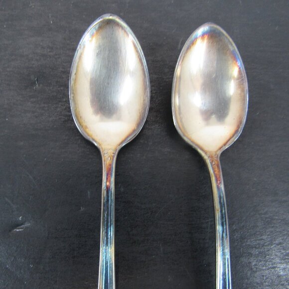 Reed & Barton Pompeian Greek Key & Scrollwork Design Jam/Jelly Spoon Lot of 4 - Picture 4 of 12